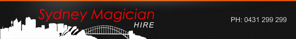 Sydney Magician Hire